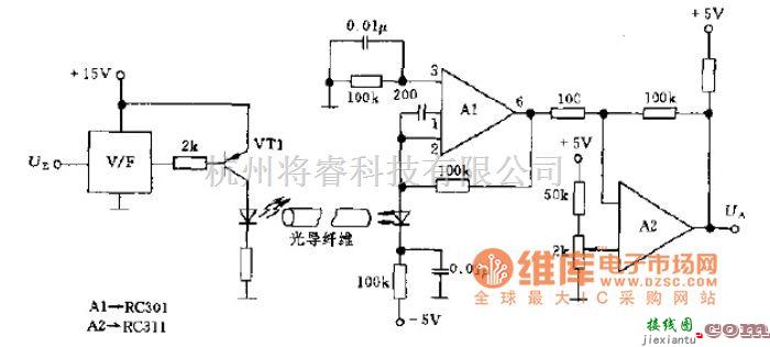 综合电路中的传输数据耦合电路图  第1张