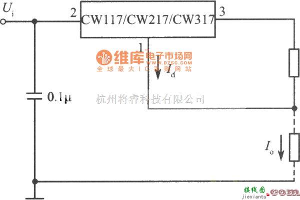 恒流源中的CW117组成的标准恒流源电路图  第1张