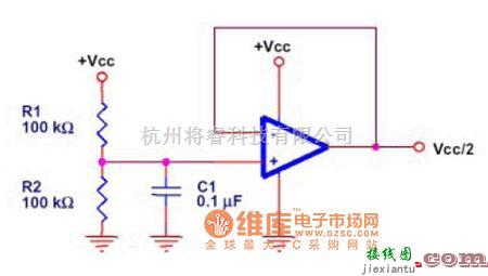 运算放大电路中的运算放大器虚地电路图  第1张