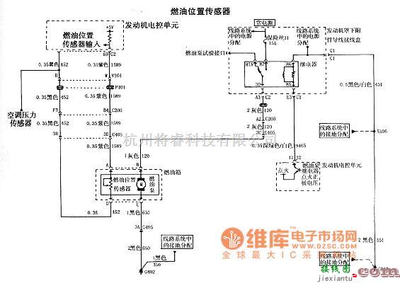 通用五菱中的上海通用君威轿车2.0L发动机电路12图  第4张