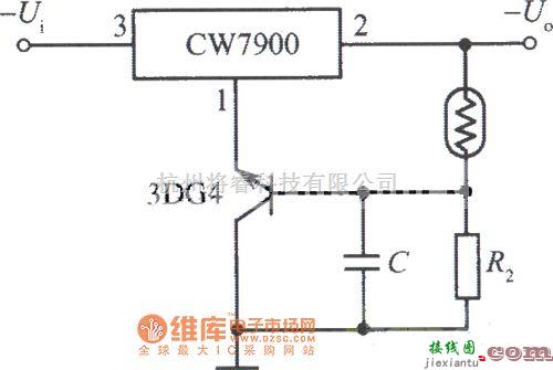 稳压电源中的光控稳压电源(光照时输出电压上升)电路图  第1张