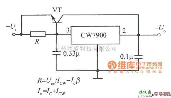 稳压电源中的大电流输出的集成稳压电源电路图  第1张