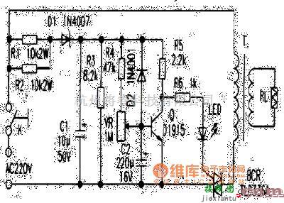 数字电路中的TLC336A双向可控硅应用电路图  第1张