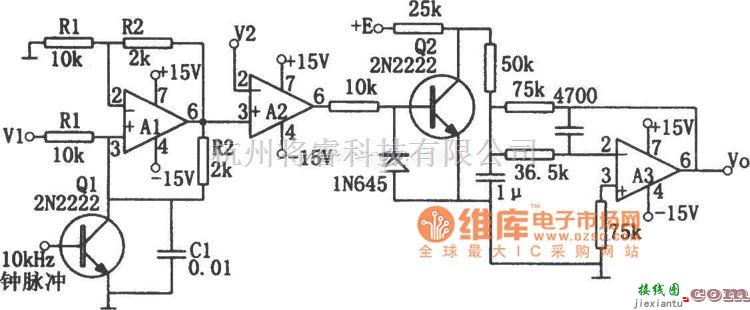 运算放大电路中的除法电路图  第1张