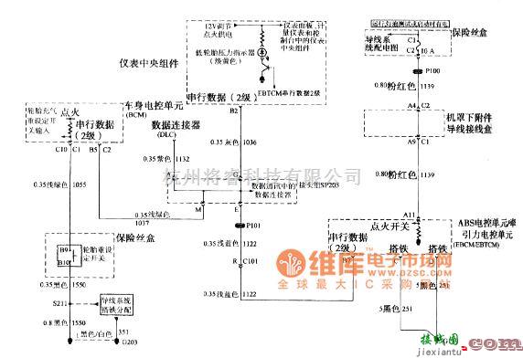 别克中的别克GL8汽车TPM电路图  第1张