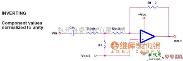 运算放大电路中的运算放大器衰减电路图  第2张