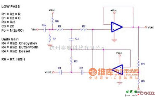 运算放大电路中的双运放实现电路图一  第1张