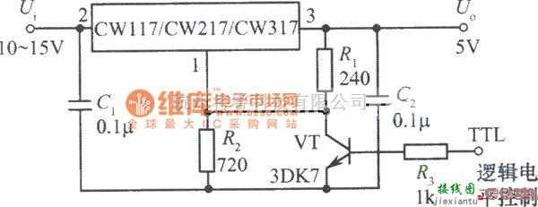 稳压电源中的逻辑控制集成稳压电源电路图  第1张