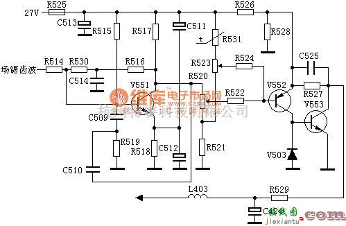 电视电源中的彩电枕校电路图五  第1张
