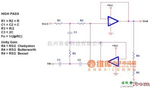 运算放大电路中的双运放实现电路图二  第1张