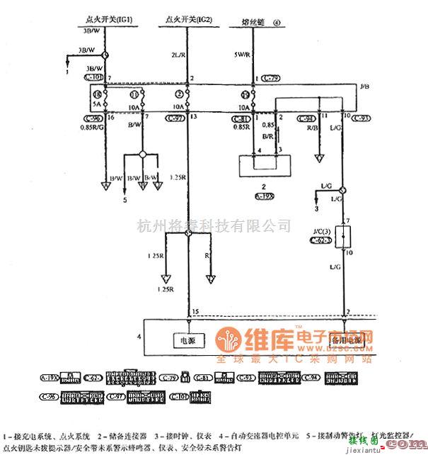 长丰汽车中的猎豹越野车自动变速器电路图  第1张