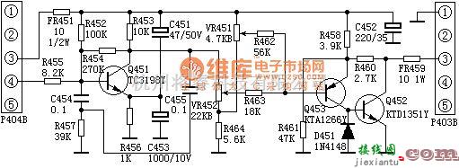 电视电源中的彩电枕校电路图八  第1张