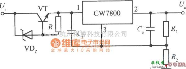 稳压电源中的高输入一高输出集成稳压电源电路之四电路图  第1张