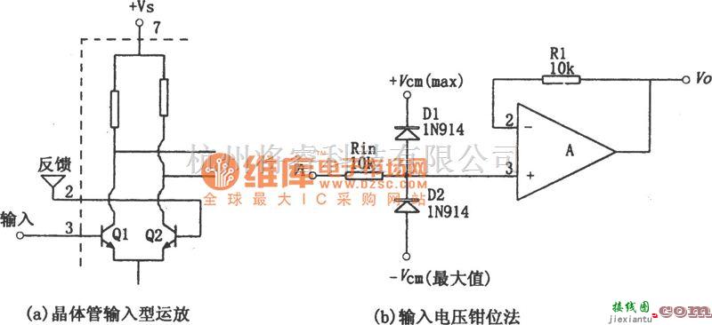 运算放大电路中的运放的阻塞现象及其消除措施电路图  第1张