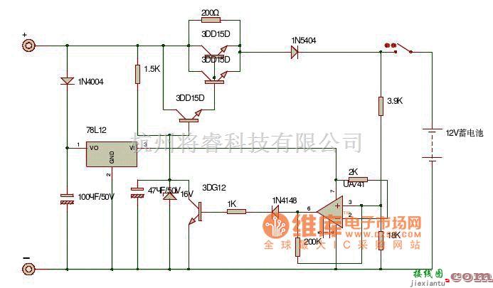 稳压电源中的摩托车稳压器电路图  第1张