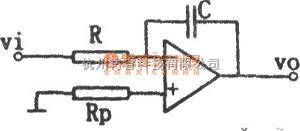 运算放大电路中的基本反相积分器电路图  第1张
