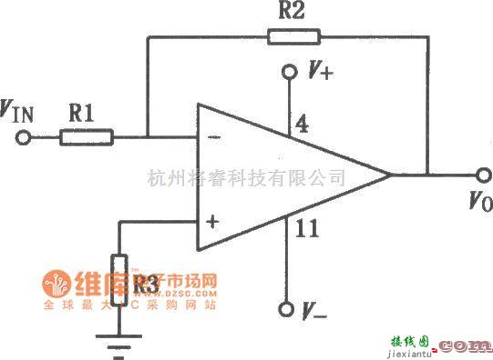 运算放大电路中的CF148系列双电源通用型四运放电路图  第1张