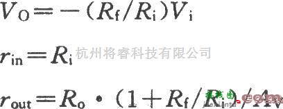 运算放大电路中的μA709构成的基本反相放大电路图  第2张