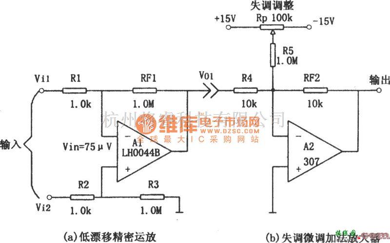 运算放大电路中的运放调零电路图  第1张