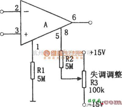 运算放大电路中的运放通用调零方法电路图  第1张