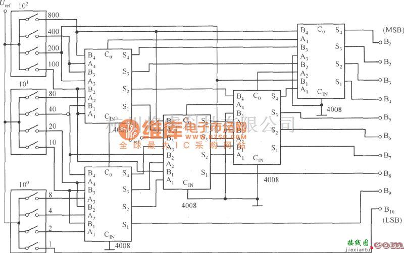 电源电路中的数字设定型标准电源电路(CD4516、μA723C)电路图  第2张