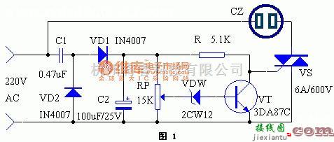 保护电路中的家电过压保护器电路图  第1张