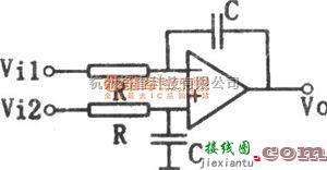 运算放大电路中的差动积分器电路图  第1张