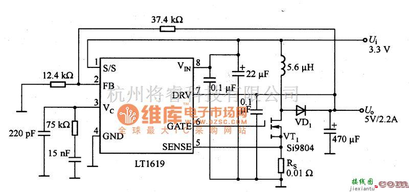 稳压电源中的稳压电源应用电路图  第1张