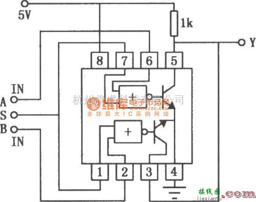 数字电路中的双外围正或驱动器电路图  第1张