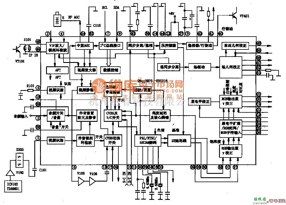 电源电路中的0M8839PS一K9G216--数字化单片小信号处理集成电路图  第2张