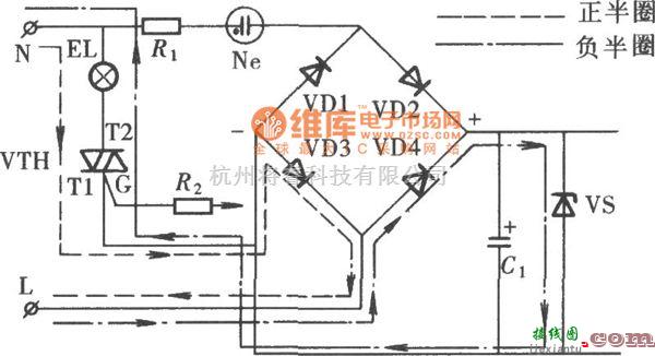 开关电路中的由NE555、CD4013组成的工业用触摸式电子开关电路图  第1张