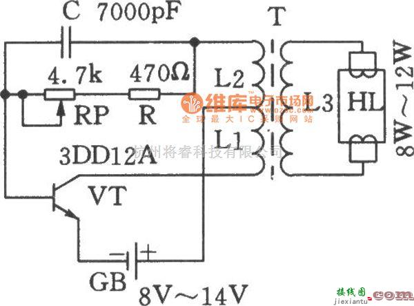 高频信号产生中的高频产生点灯器电路图  第1张