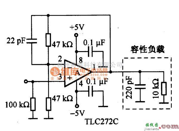 振荡电路中的CMOS动放的同相放大电路图  第1张