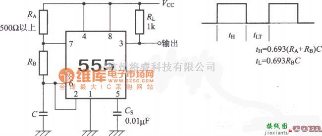 振荡电路中的自激多谐振荡器电路图  第1张