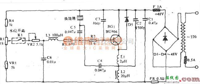 开关电路中的亚都超声波遥控开关电路图  第1张