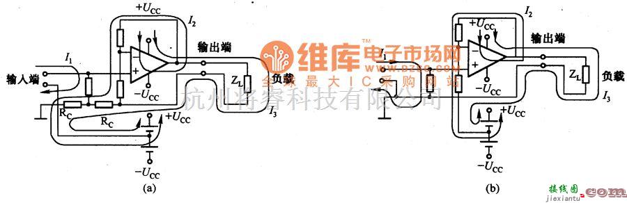 低频信号产生中的放大电路的1点接地方式电路图  第1张