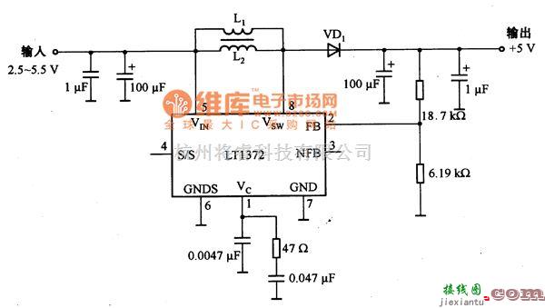 开关稳压电源中的微型不间断电源电路图  第2张