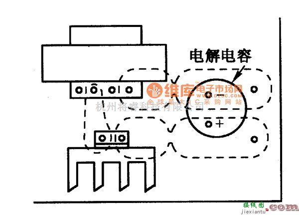 开关稳压电源中的防止热传导的方法电路图  第1张