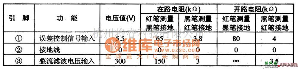 微机电路中的TOP2l2Y/P/G　脉充调制单片集成电路图  第1张