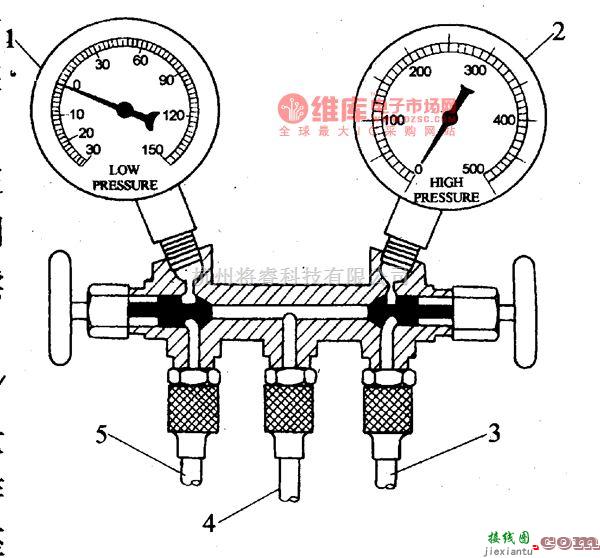 依维柯中的歧管压力表电路图  第1张