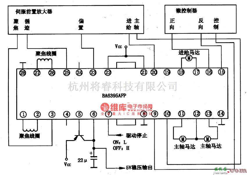 集成音频放大中的BA6395AFP BTL五通道驱动集成电路图  第4张