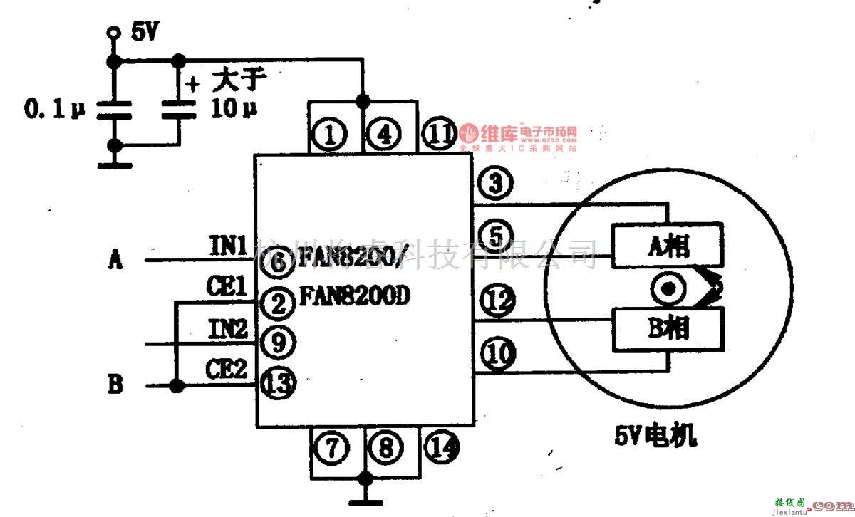 FAN820O、FAN820OD--步进电机驱动集成电话图  第2张