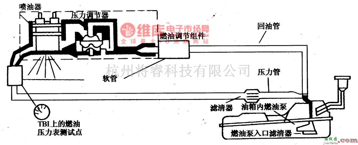 大宇中的大宇希望轿车燃油系统故障的诊断电路图  第2张