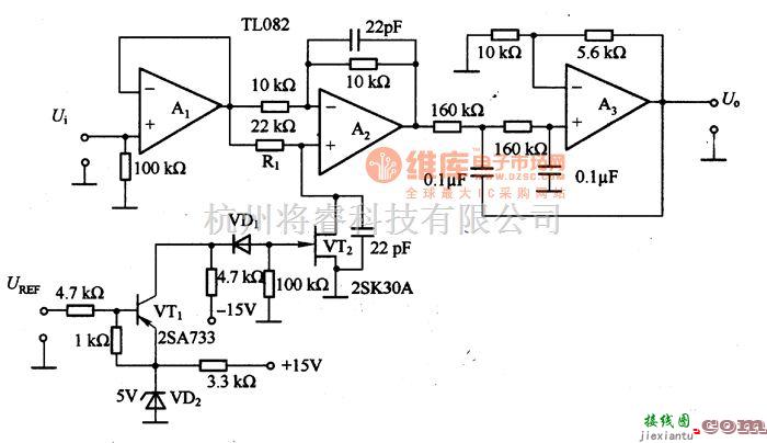 模拟电路中的极性转换方式的同步检波电路图  第1张