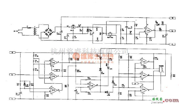 集成电流传感器、变送器中的传感器电路图101：CO气体传感器接口电路  第1张