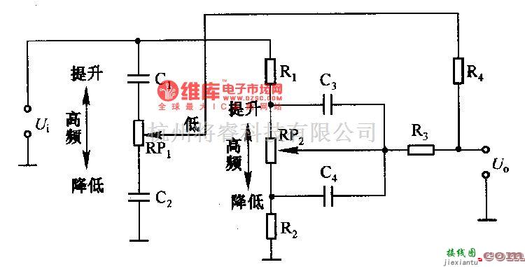 电机控制专区中的RC型音调控制电路  第1张