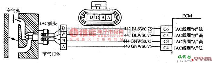 大宇中的大宇希望轿车故障码35的诊断电路图  第1张