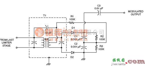 射频放大器电路中的射频Demodulator电路：FM discriminator circuit  第1张