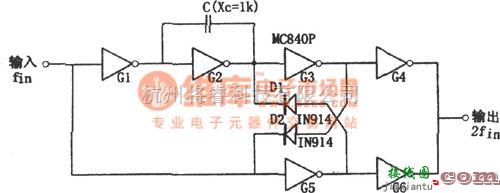 频率合成器中的矩形脉冲倍频器  第1张