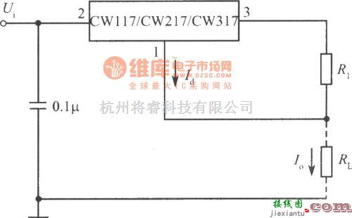 恒流源中的CW117／CW217／CW317构成的标准恒流源电路  第1张